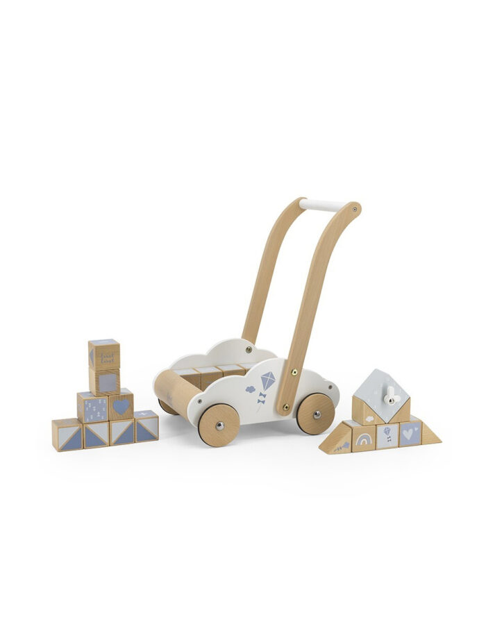 EDUCATIONAL BABY WALKER - BLEU (LABEL)