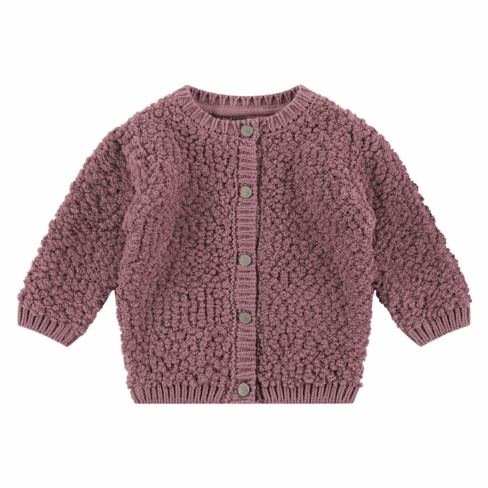 Gilet bébé fille plum  FW23 (Babyface)