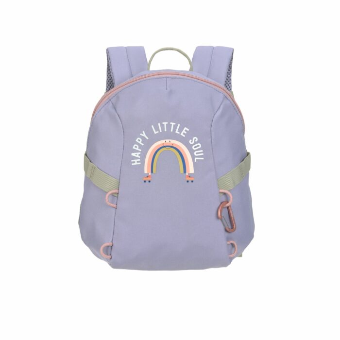 Sac à dos crèche Tiny Outdoor - Arc-en-cie,l lilas pastel (Lassig)