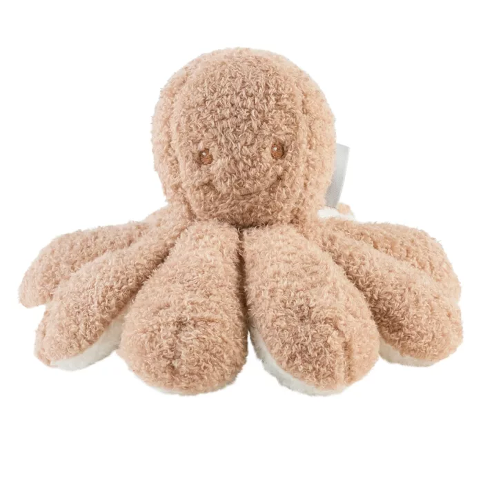 Peluche Pieuvre TEDDY Caramel (Nattou)