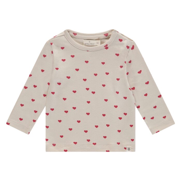 T-Shirt  bébé Coeurs Pearl (Tiny Story SS25)