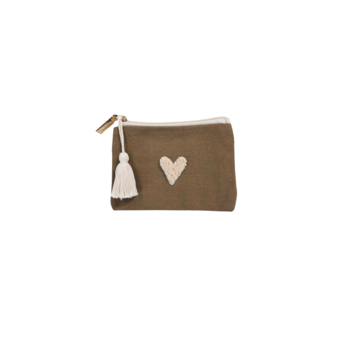 Porte-monnaie Love - Taupe (ZAKUW)