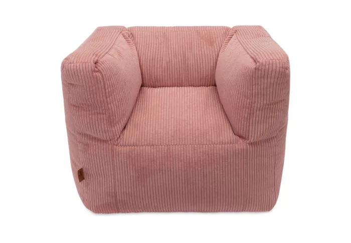 Fauteuil Pouf Enfant Corduroy - Wild Rose (Jollein)