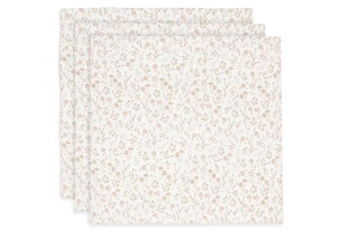 Lange Gaze de Coton Small 115x115cm - Bloomy - 2 Unités (Jollein)