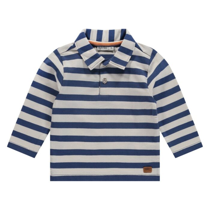 T-Shirt Manches Longues Col Polo  Bébé Garçon SS25 (Babyface)