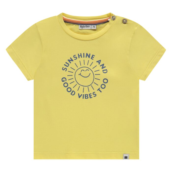 T-Shirt Manches Courtes Good vibes Lemon  Bébé Garçon SS25 (Babyface)