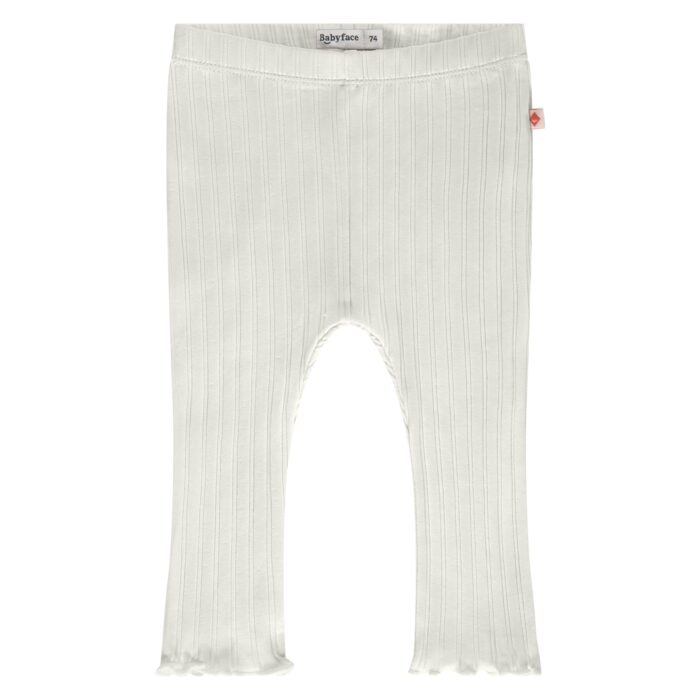 Legging Côtelé Cream Bébé Fille SS25 (Babyface)