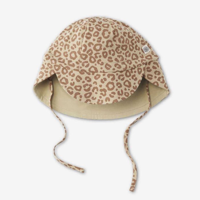 Chapeaux de soleil réversibles UPF 50+ Leopard Brown / Sandy Beach (Cloby)