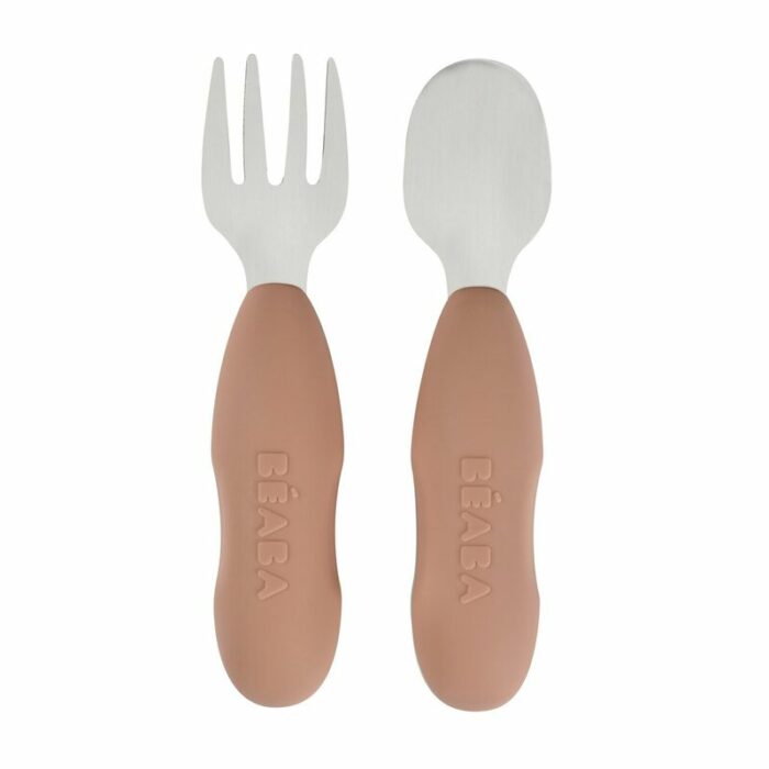 Lot de 2 pré-couverts inox – Pralin (Béaba)