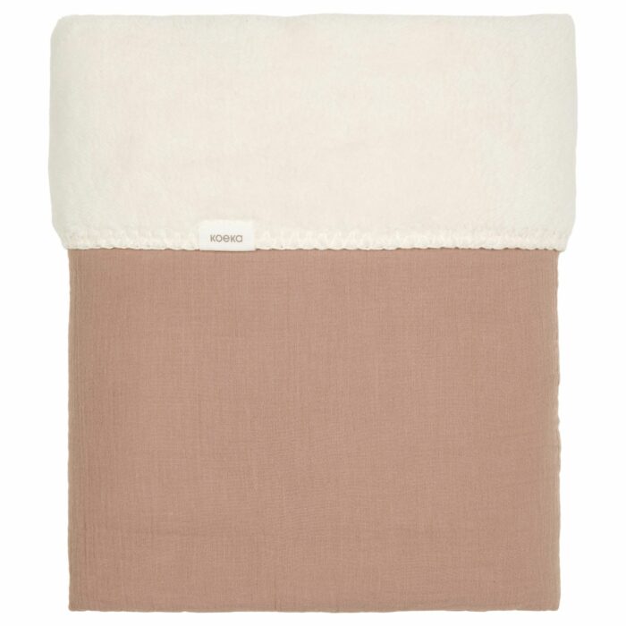 Couverture pour berceau Teddy Faro caffe (Koeka)
