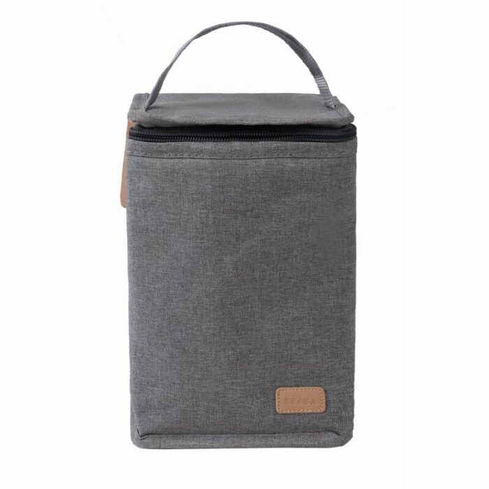 Pochette repas isotherme éco-conçue - Gris chiné (Béaba) )