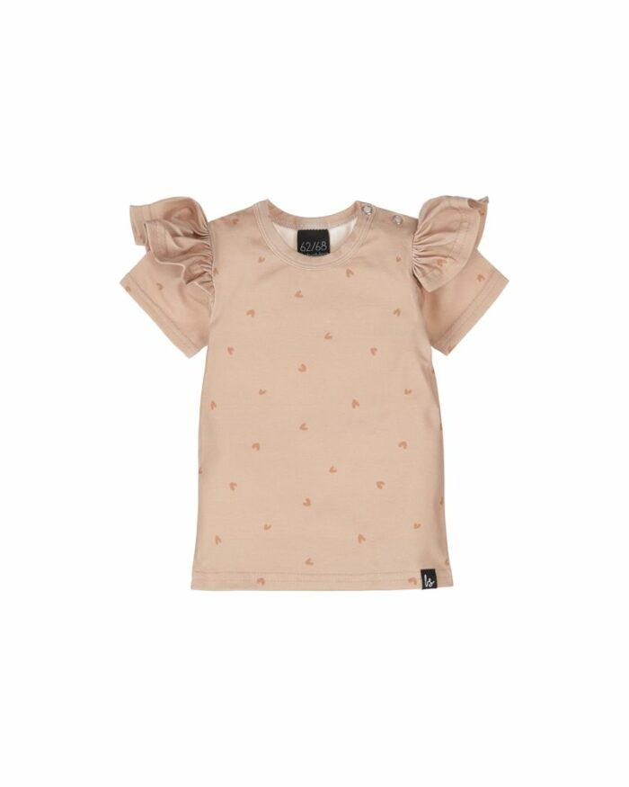 T-shirt little hearts rose (Babystyling)