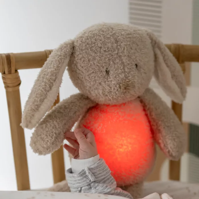 Veilleuse Lapin - NIGHTLIGHTS - 19 cm - Sleepy Beige (Nattou)