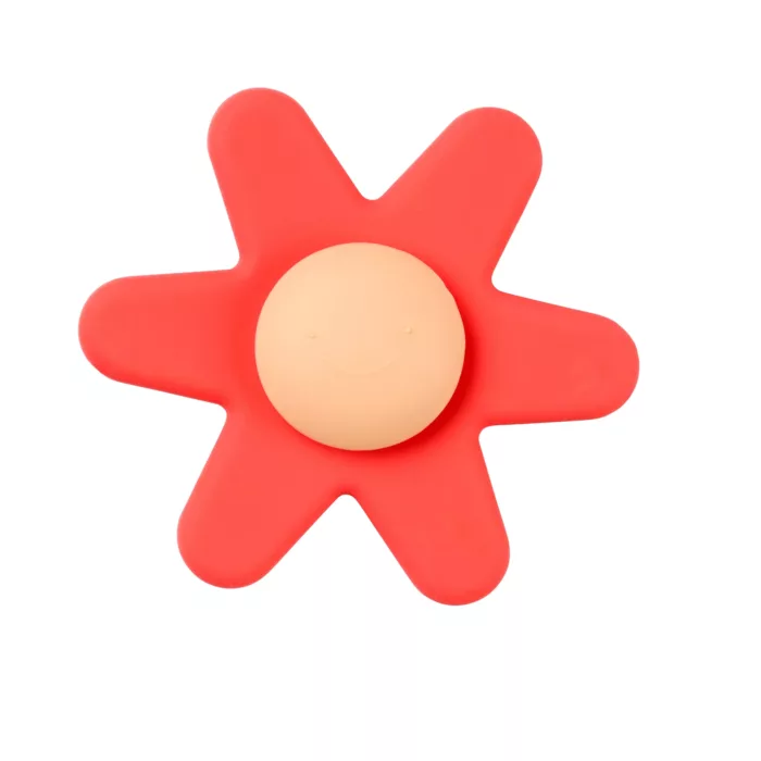 Spinner Fleur SILICONE - 9 cm - Silicone Rose (Nattoo)