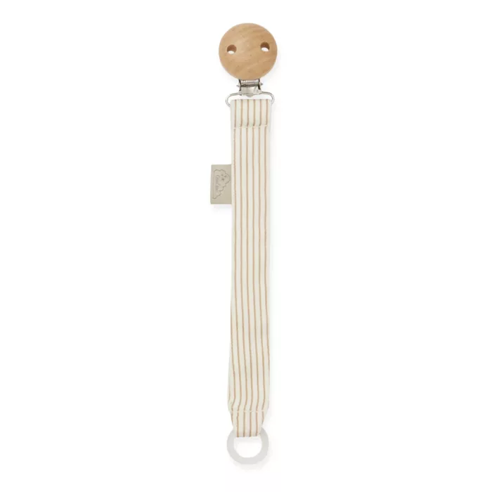Attache-tétine - GOTS Classic Stripes Camel (CamCam)