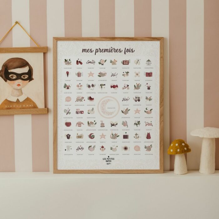 Affiche "Mes premières fois" - Souris poudre (LES PETITES DATES)
