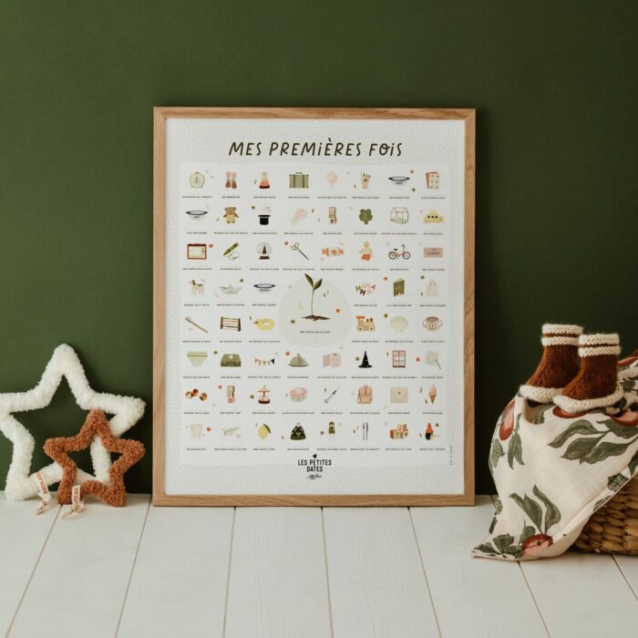 Affiche "Mes premières fois"- Léa Le Pivert (LES PETITES DATES)