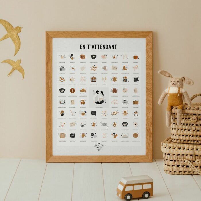 Affiche "En t'attendant" - Peau claire (LES PETITES DATES)