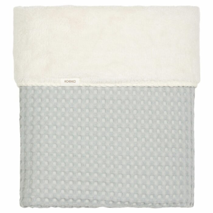 Couverture berceau teddy Oslo ocean air (Koeka)
