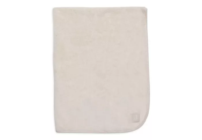 Couverture Berceau 75x100cm Basic Jersey/Sherpa - Oatmeal (Jollein)
