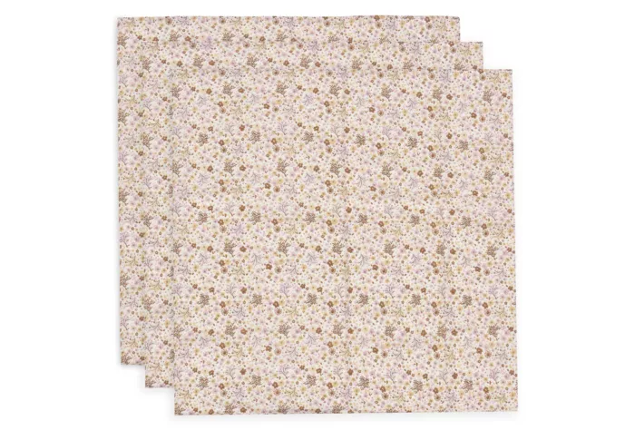 Lange Gaze de Coton Small 70x70cm - Flower Fairies - 3 Unités (Jollein)
