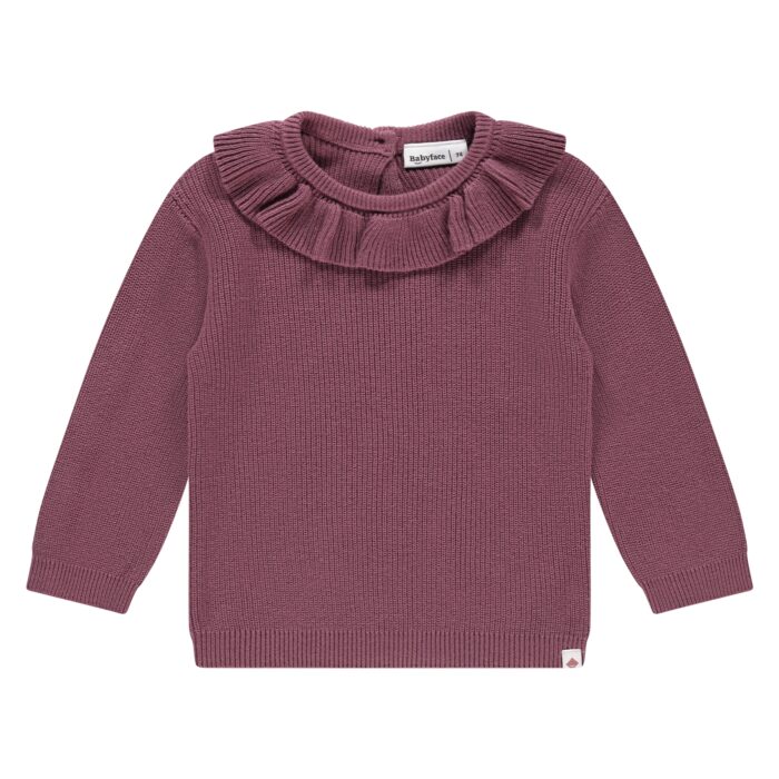 Cardigan Burgundi Bébé Fille (Babyface AW25)
