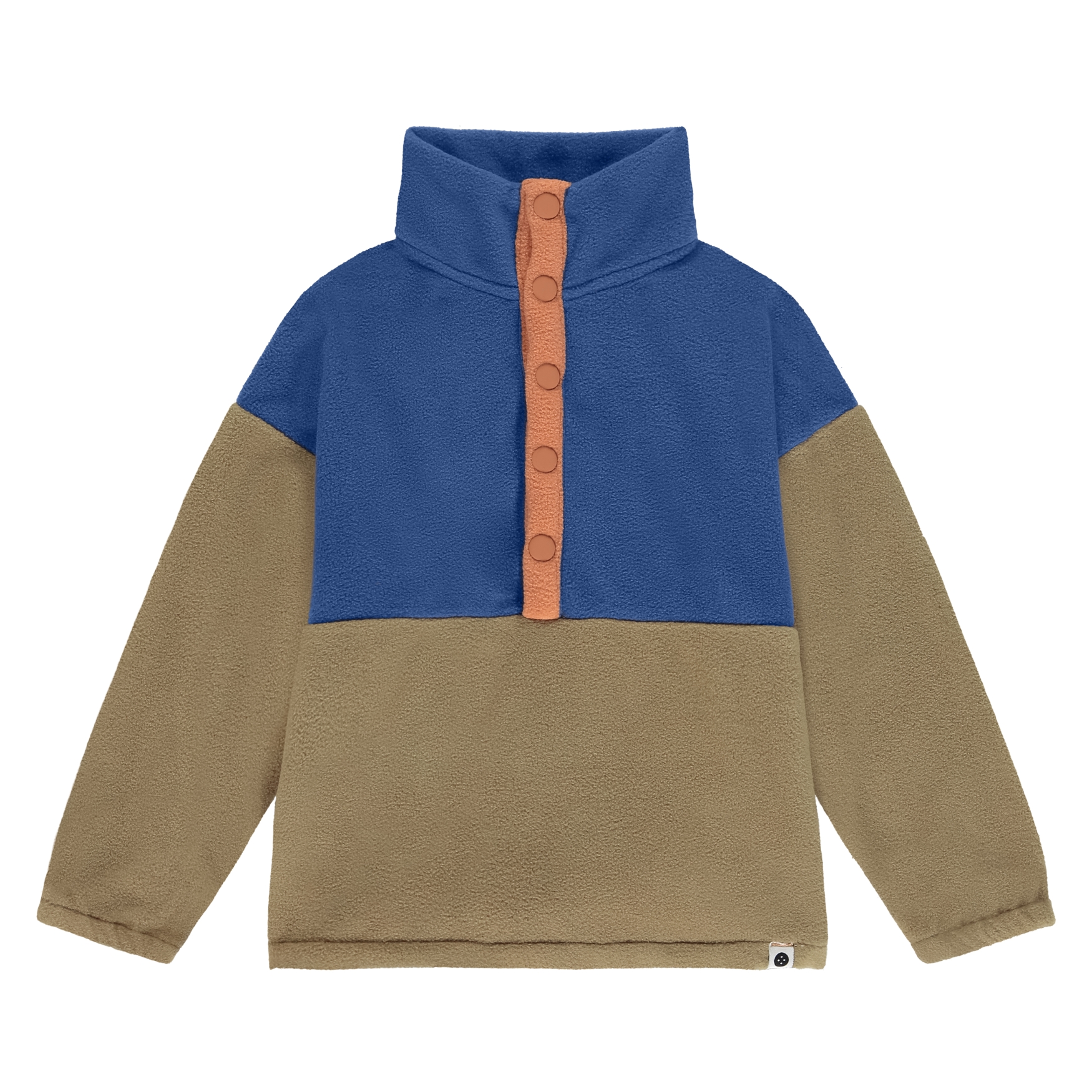 Sweatshirt Garçon Blue Col Camionneur AW25 (Stains Stories)