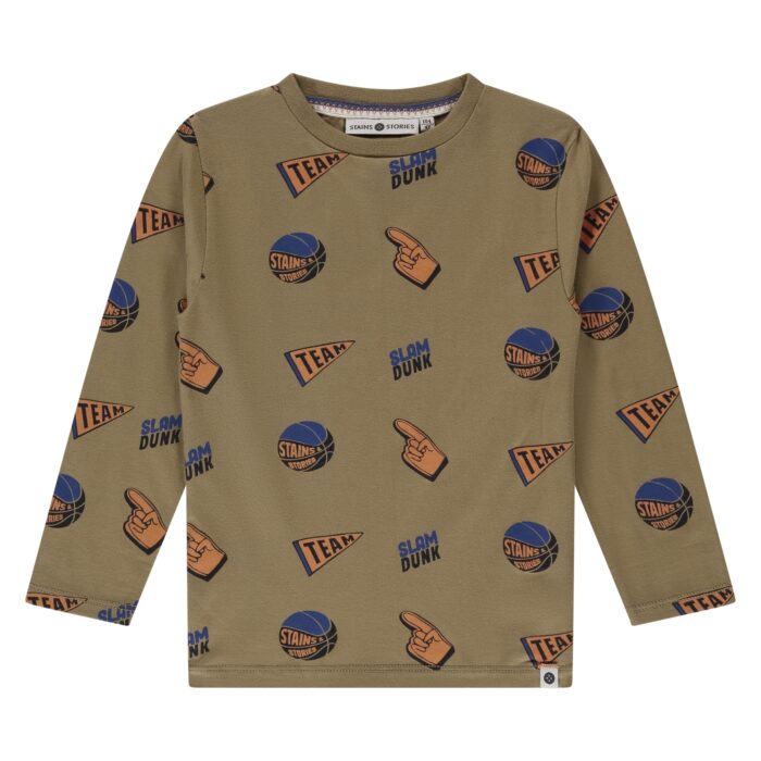 T-Shirt Garçon Baseball Camel AW25 (Stains Stories)