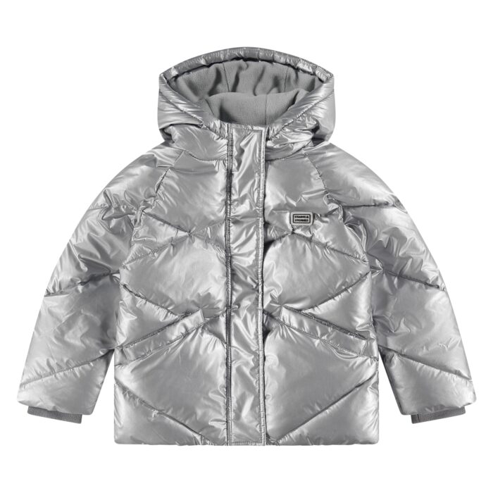 Doudoune Fille Argenté AW25 (Stains Stories)
