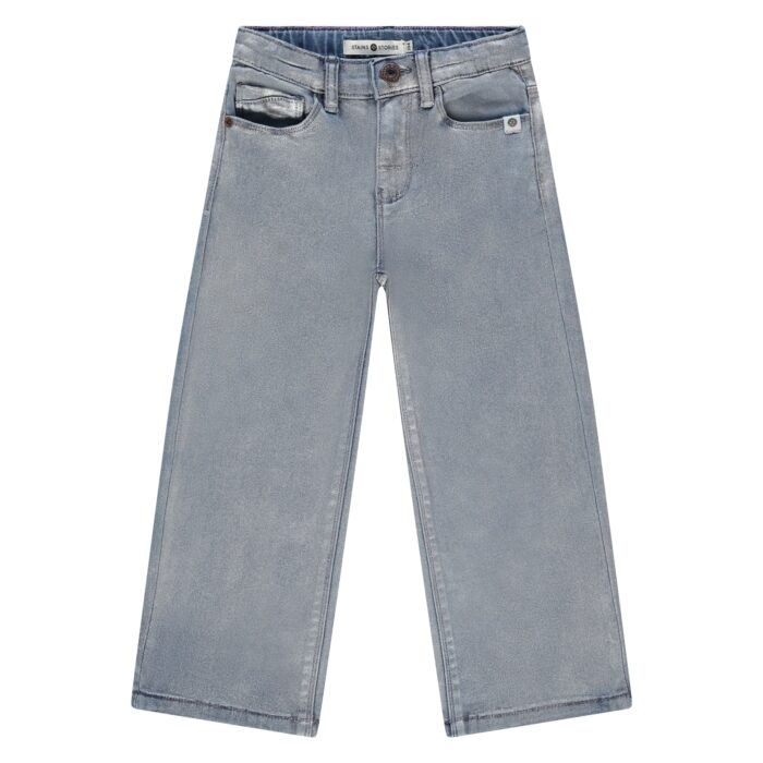 Jeans Large Paillettes Fille AW25 (Stains Stories)