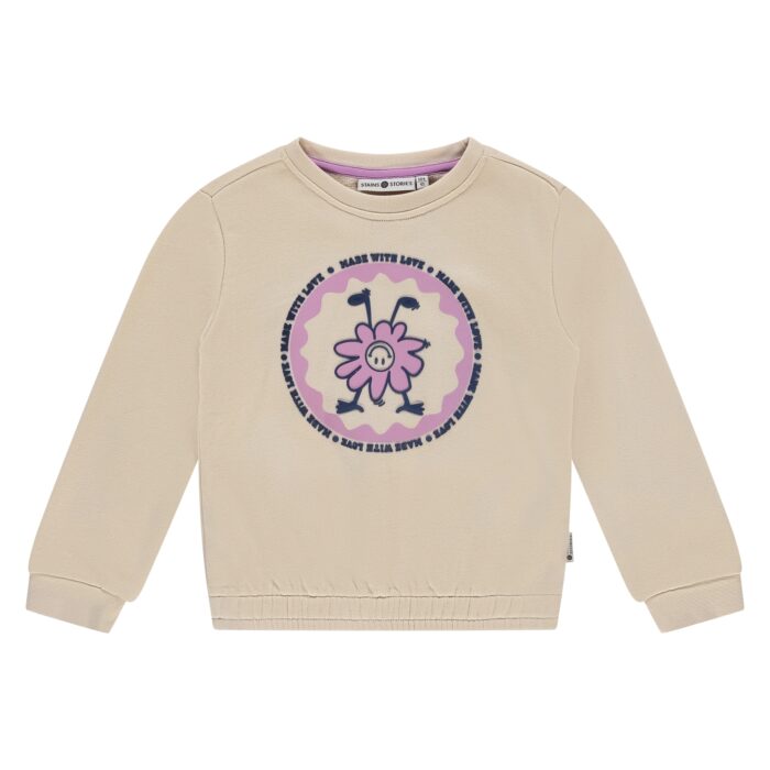Sweat Fille Cream AW25 (Stains Stories)