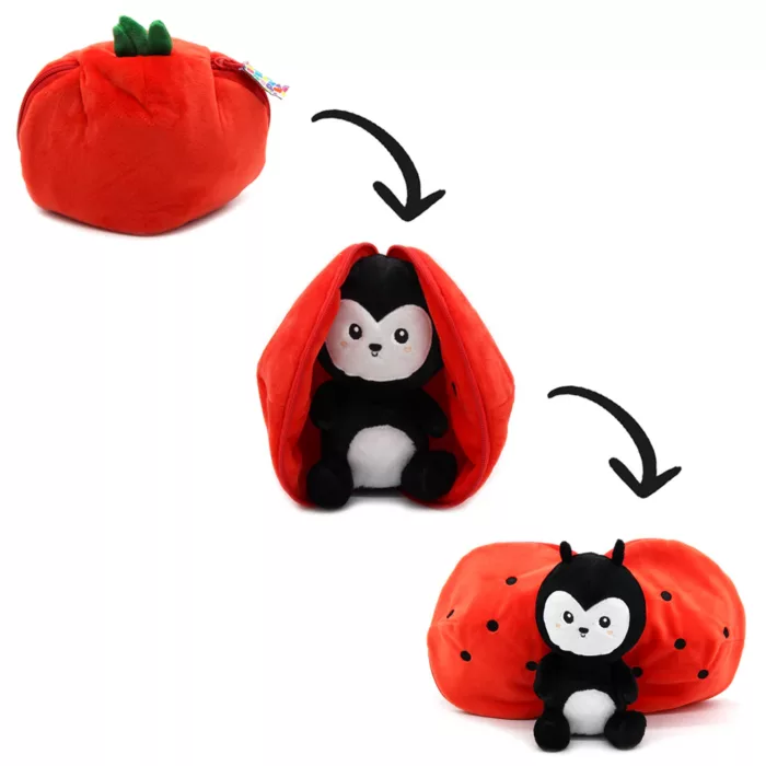 Peluche Comet la coccinelle/tomate  (FLIPETZ)