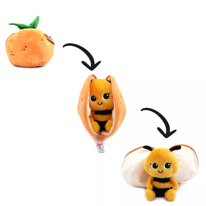 Peluche Buzzet l'abeille/mandarine (FLIPETZ)