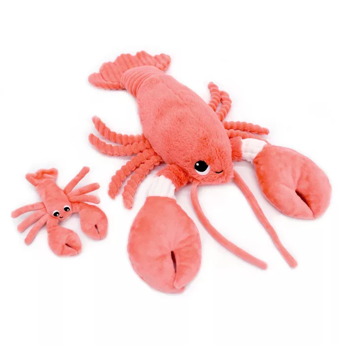 Peluche homard Iloveyou maman et son bébé corail  - (LES PTIPOTOS)