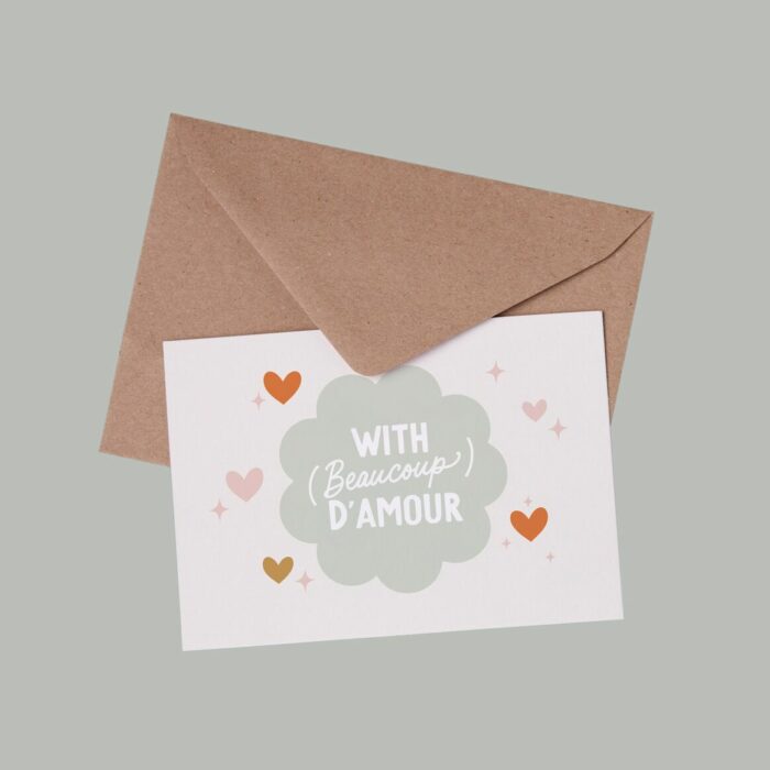 Carte - With beaucoup d'amour (LES PETITES DATES)