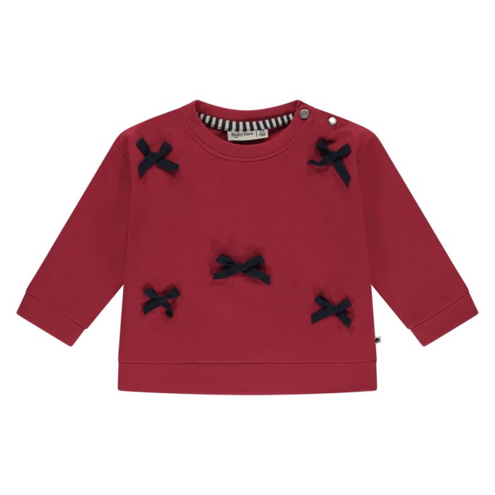 Sweatshirt Bébé Fille Scarlet (Babyface AW25)