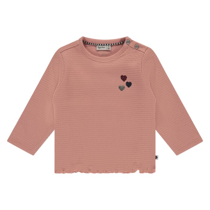 T-shirt Longues Manches Scarlet Bébé Fille (Babyface AW25)