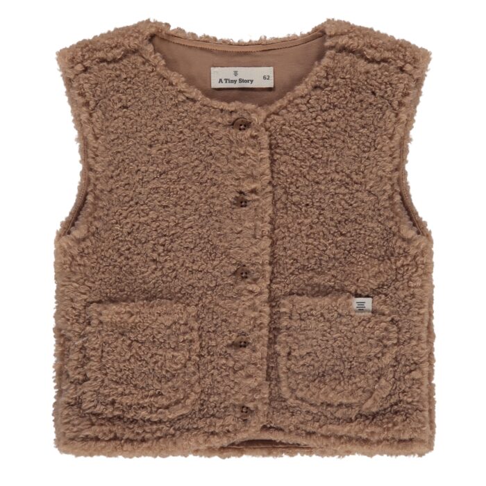 Veste sans manches Teddy (Tiny Story AW25)