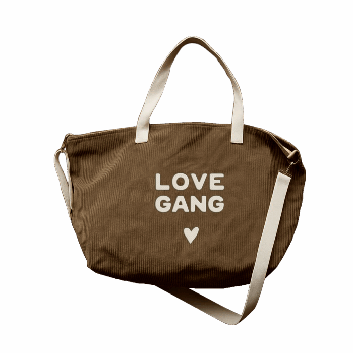 Sac XL velours - Love Gang (Zakuw)