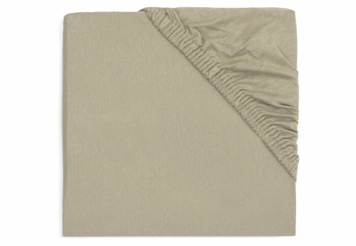 Drap-housse - Jersey Olive Green (Jollein)