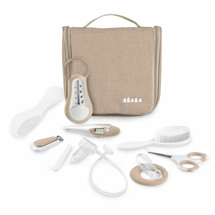 Trousse de toilette 10 accessoires - Terre d'argile (Béaba)