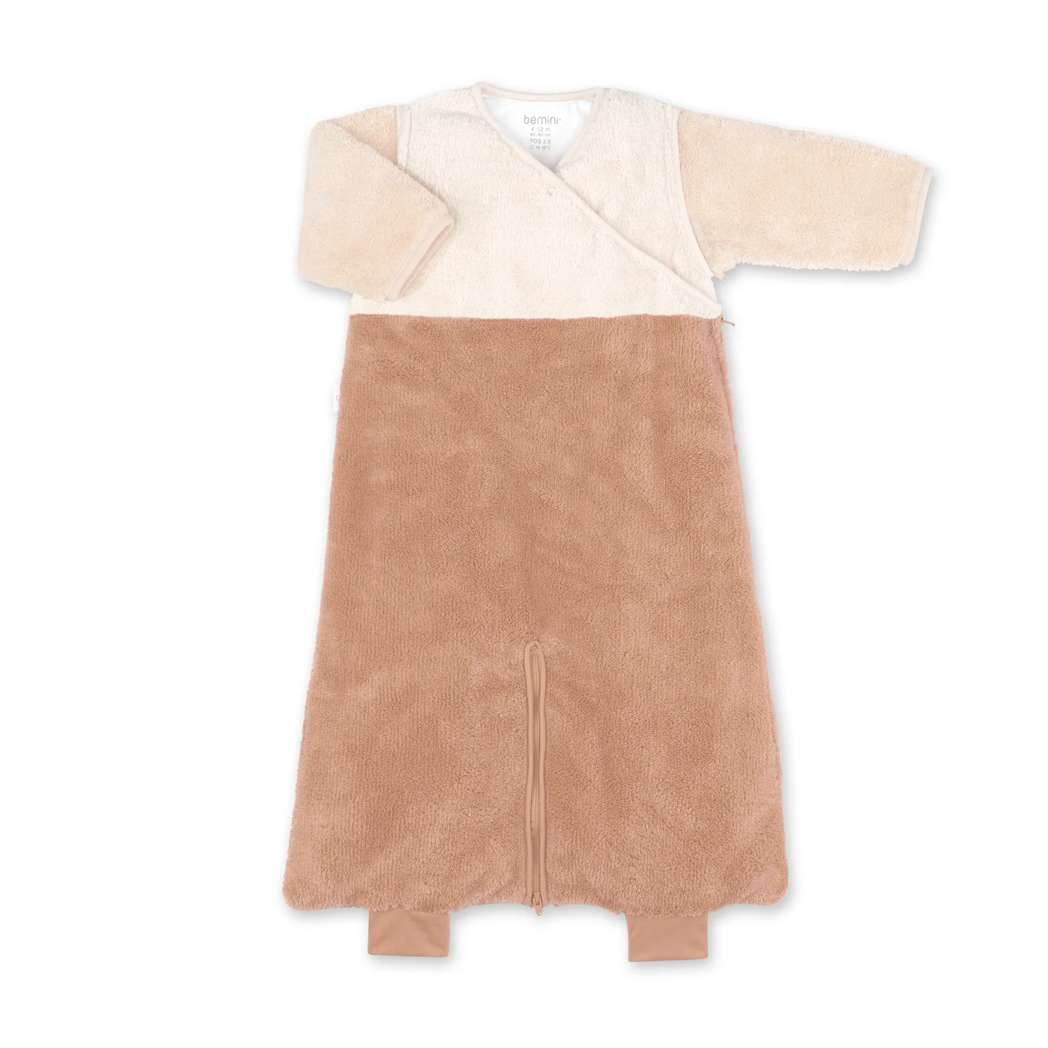 MAGIC BAG 4-12m Natural TRICOLOR PADY WAFFLE + JERSEY BIO tog 2.5 (Bemini)