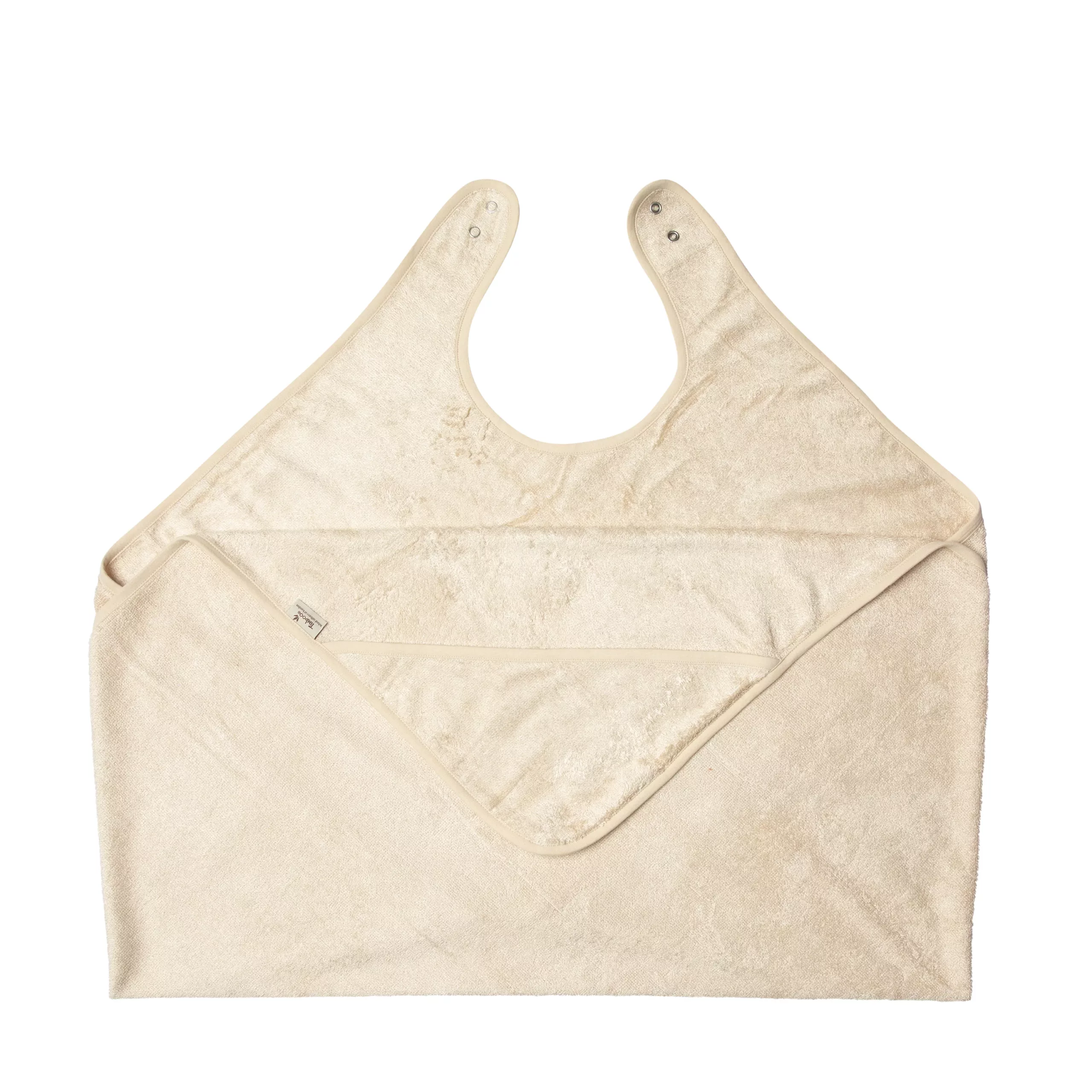 Cuddle Towel Adult/Baby Frosted Almond (Timboo)