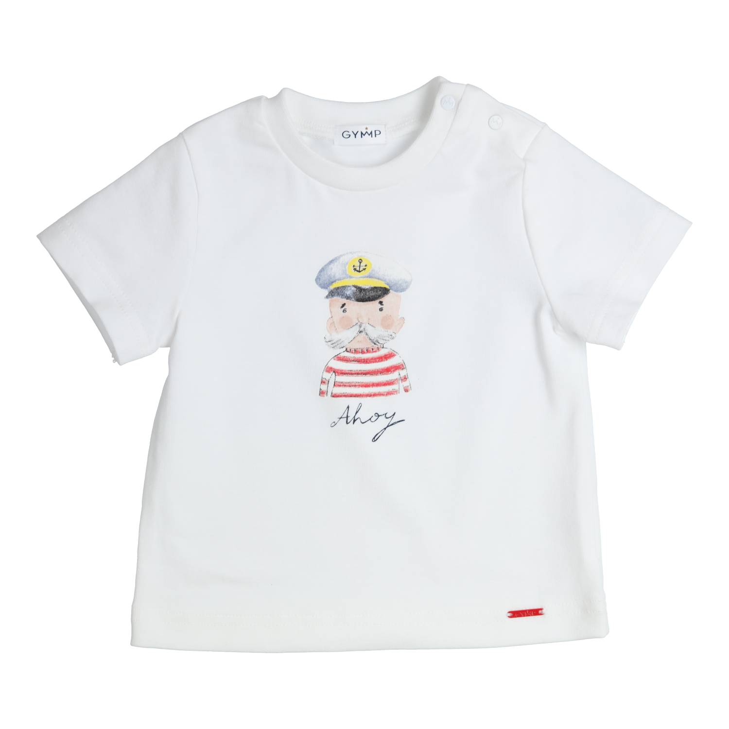 T-shirt Ahoy White (Gymp)