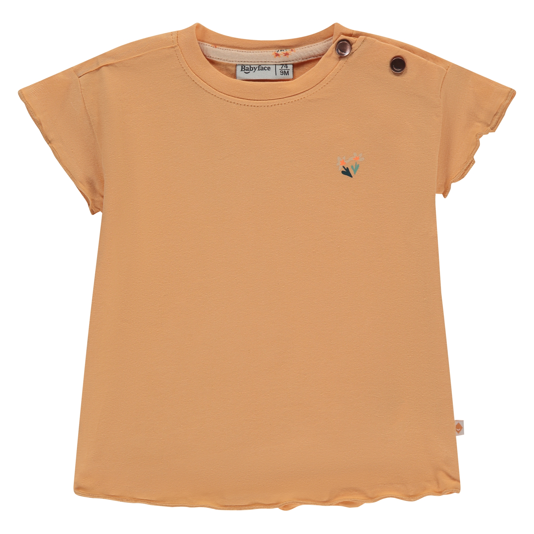 T-shirt Fille Sleeve Dusty Orange SS26 (Babyface)
