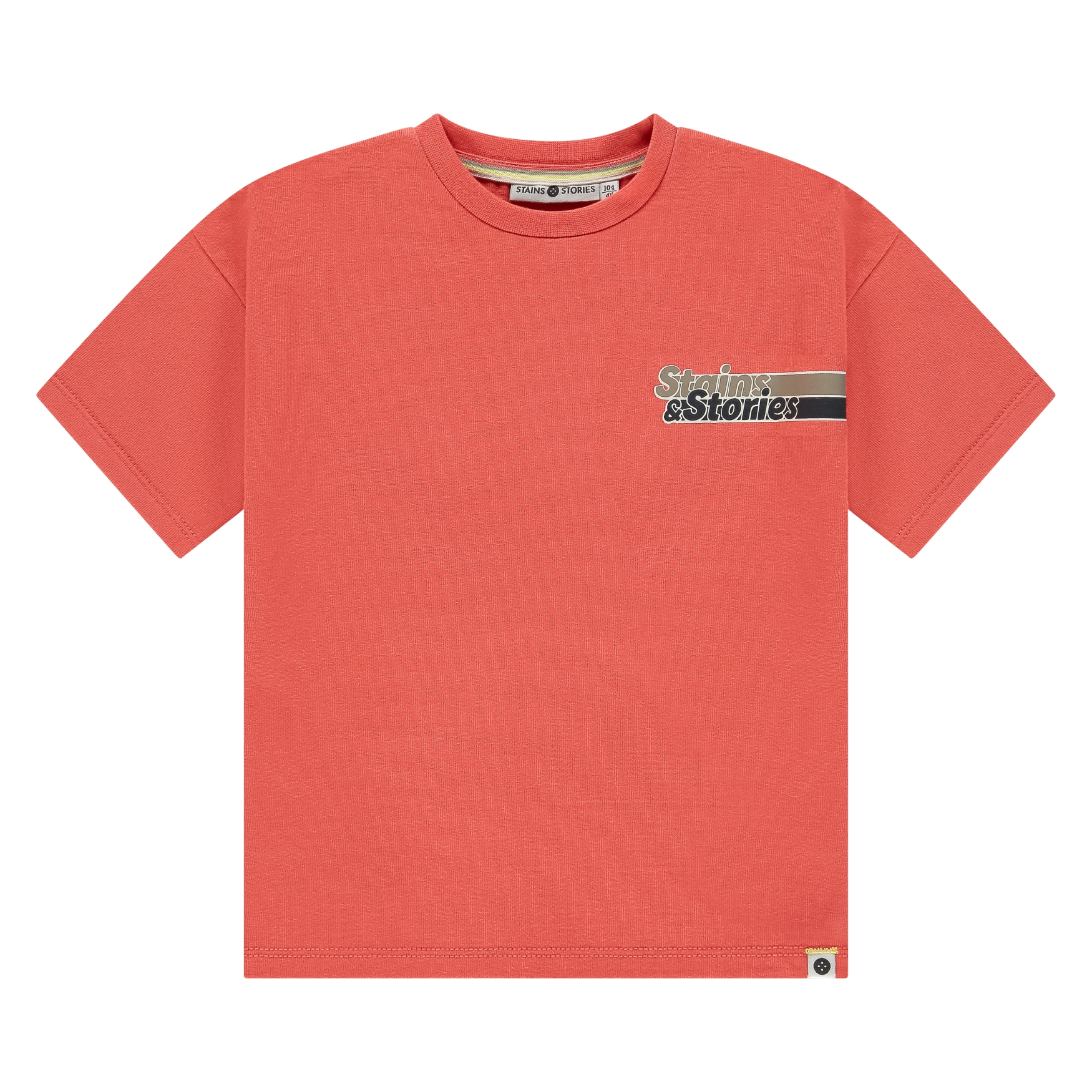 T-Shirt Manches Courtes Grapefruit Garçon SS26 (Stains Stories)