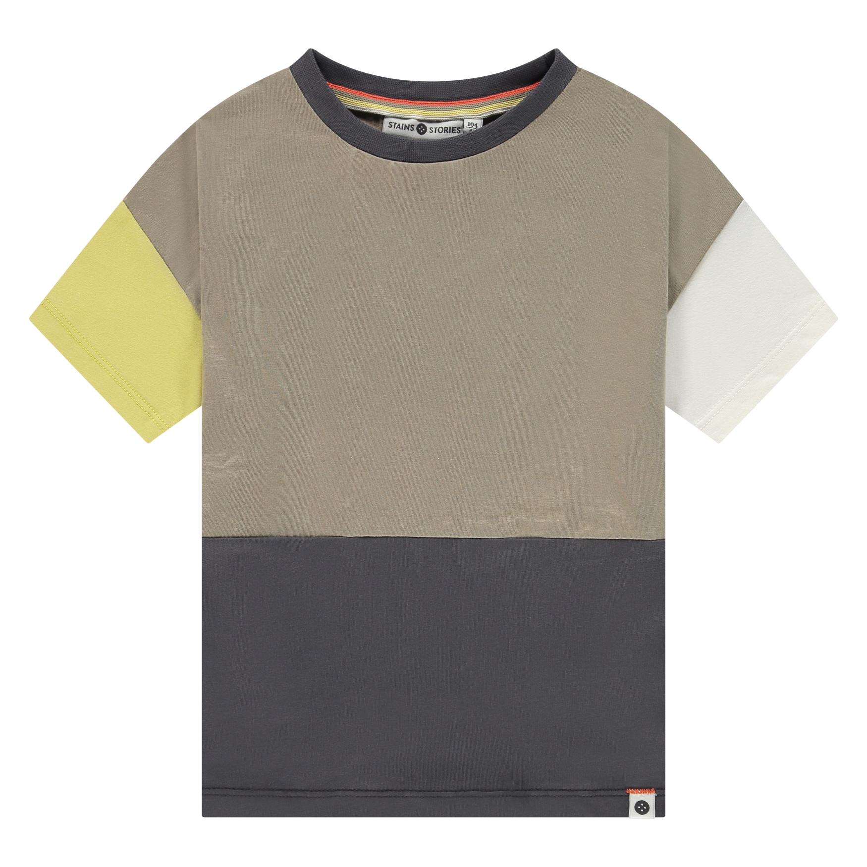 T-Shirt Manches Courtes multicolor Garçon SS26 (Stains Stories)