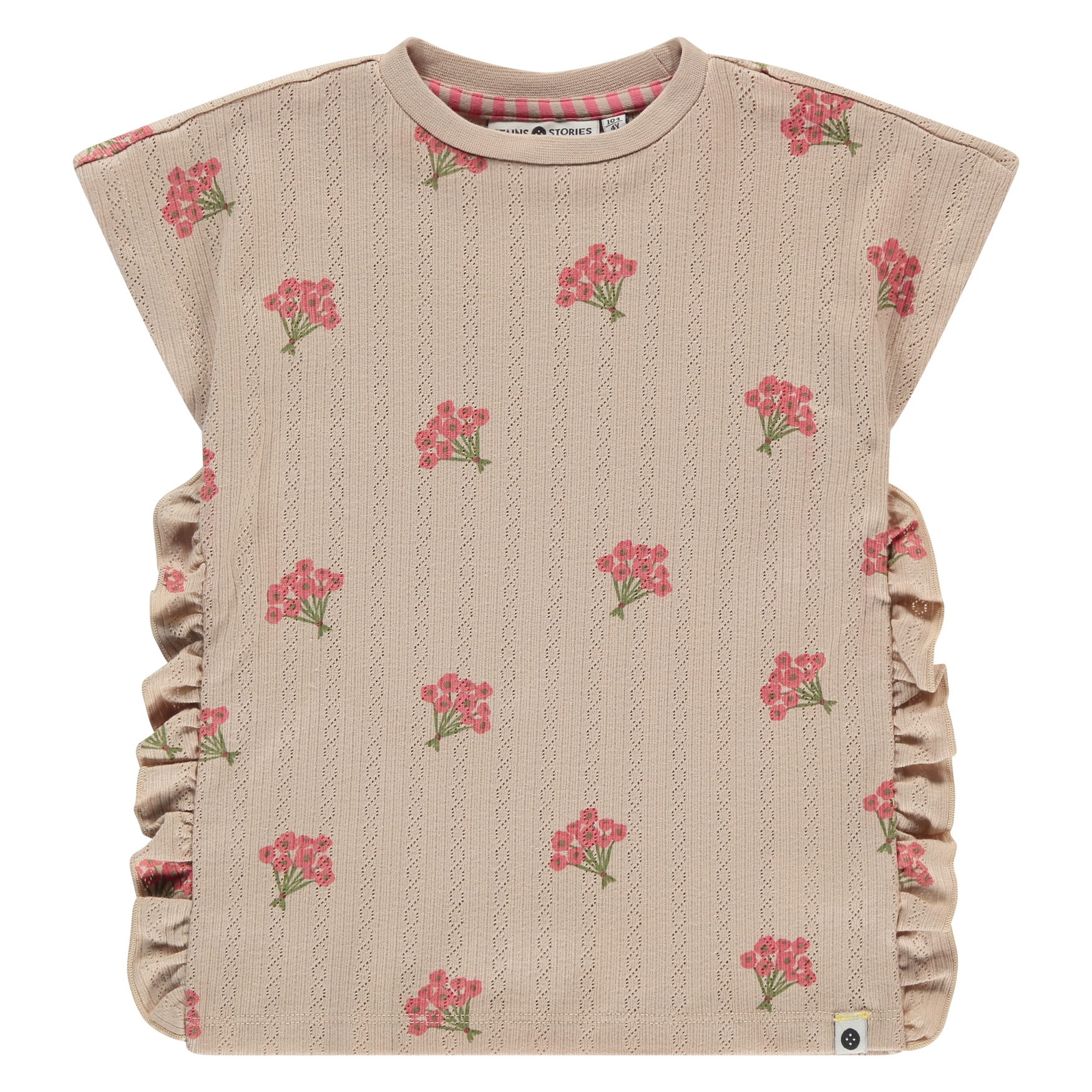 T-Shirt Sans Manches Imprimé Fille SS26 (Stains Stories)