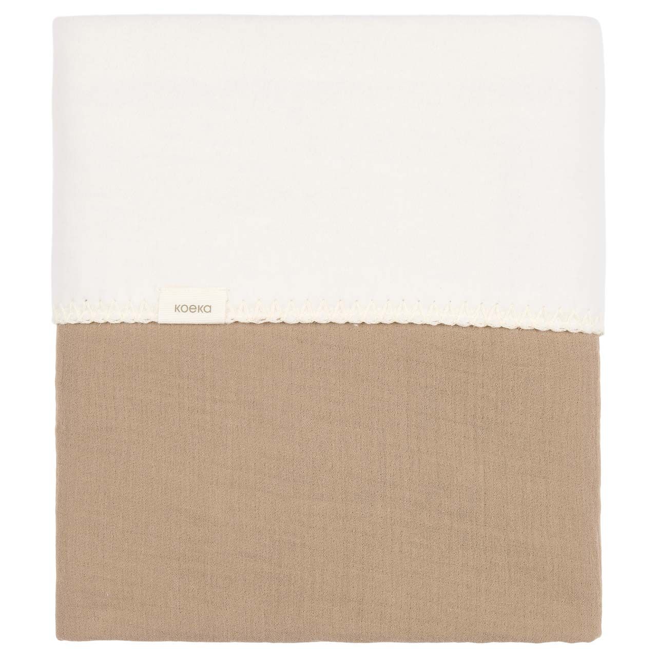Couverture berceau cotton polaire Faro caffe (Koeka)
