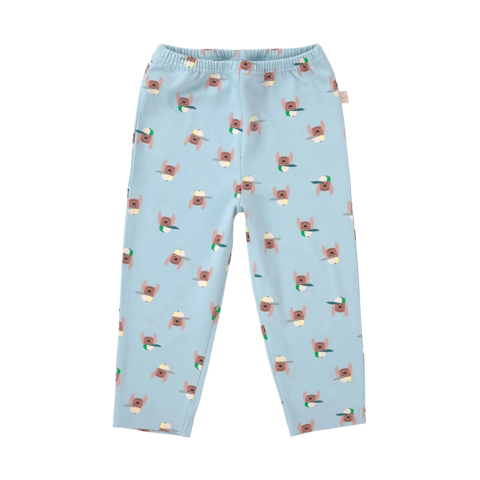 Leggings enfants - Coton bio, Chien bleu pâle (Lassig)